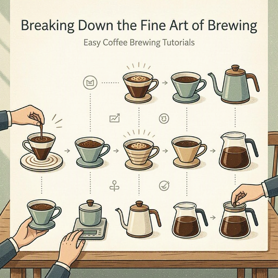 Breaking Down the Fine Art of Brewing with Easy Tutorials