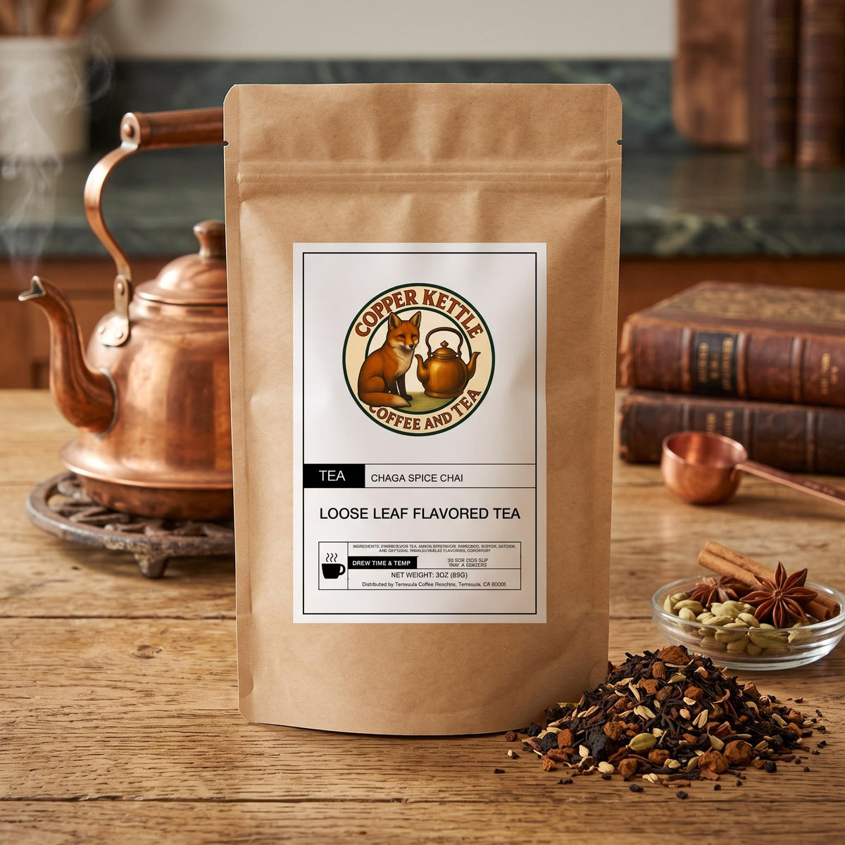 Chaga Spice Chai – Warming Root & Mushroom Infusion