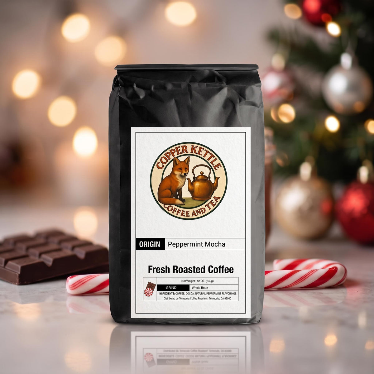 Peppermint Mocha Coffee – Medium Roast Arabica