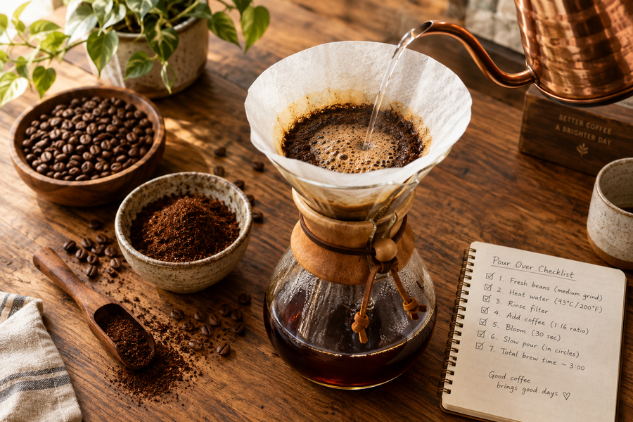 The Ultimate Checklist for Perfect Pour-Over Coffee