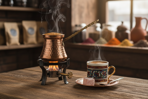 Elevate Your Coffee with Unique Turkish Brewing