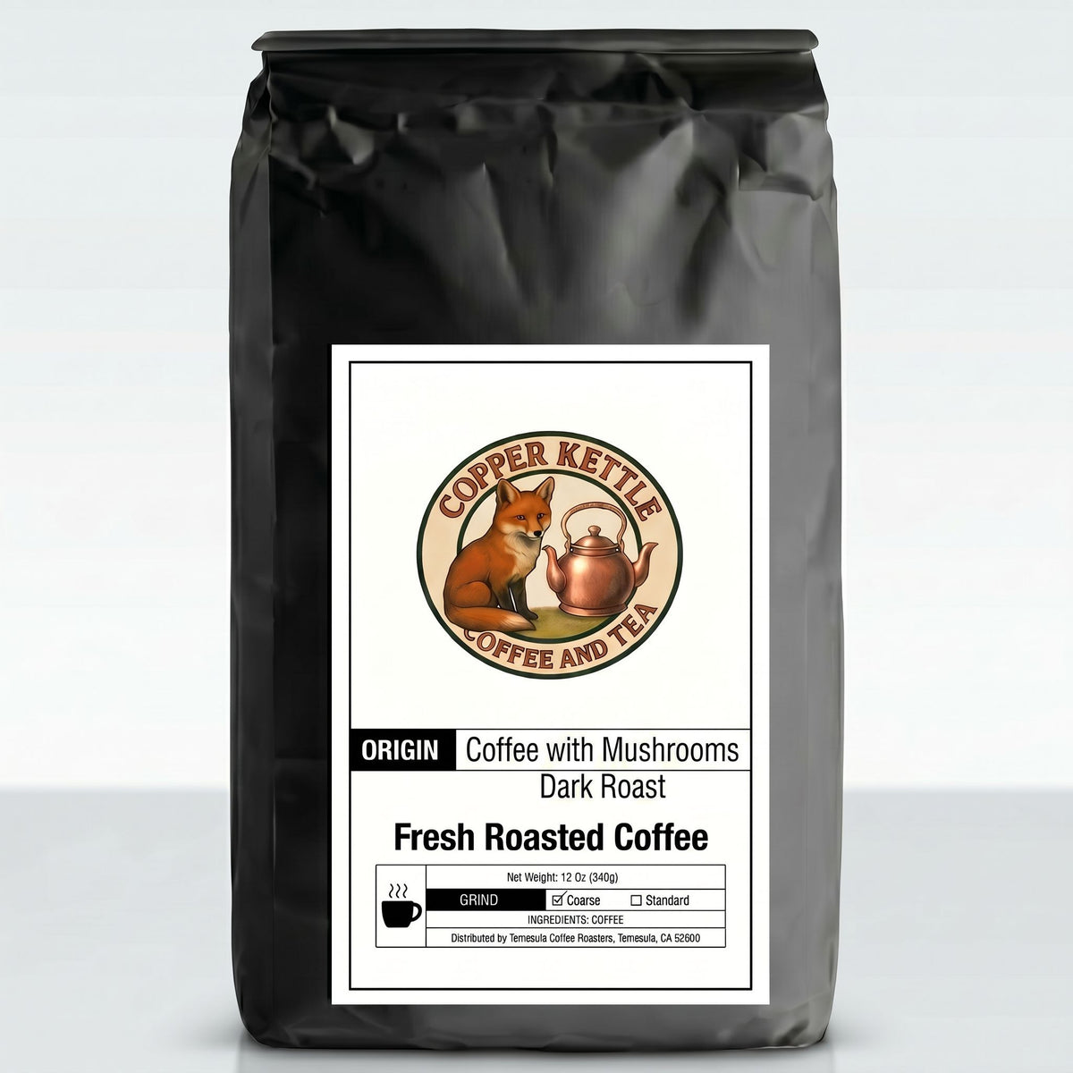 Coffee with Mushrooms Dark Roast