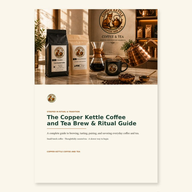 The Copper Kettle Coffee and Tea Brew & Ritual Guide | Coffee and Tea at Home | Digital Guide